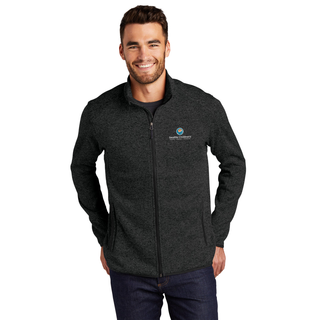 Men's Port Authority Sweater Fleece Jacket (while supplies last)