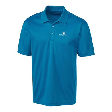 Men's polo shirt. Color: Ocean Blue.